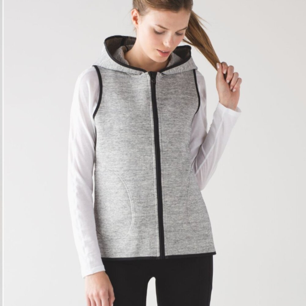 Lululemon Women's Insculpt Vest Sporty Athletic Fall Heathered Space Dyed Grey 8